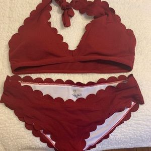 Maroon Bikini
